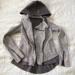 lululemon Moto Style Jacket - Gray - Size 6
